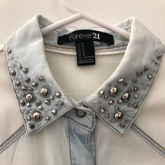 Denim Bottom Shirt - Picture 4 of 6